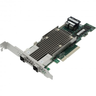 Raid контроллер MegaRAID SAS 9480-8i8e SGL (8-Port Int., 8-Port Ext., 12Gb/s SAS/SATA/PCIe (NVMe), PCIe 3.1, 4GB DDR4) (05-50031-00)